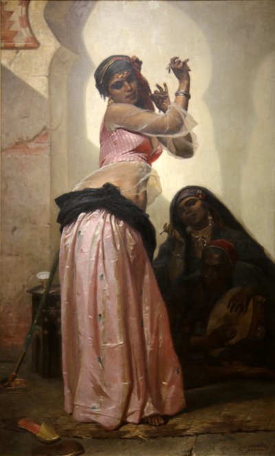 Dancer in Cairo by Pierre François Eugène Giraud